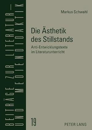 Imagen del vendedor de Die sthetik des Stillstands a la venta por BuchWeltWeit Ludwig Meier e.K.