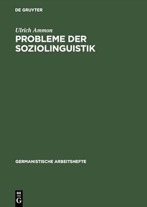Bild des Verkufers fr Probleme der Soziolinguistik zum Verkauf von BuchWeltWeit Ludwig Meier e.K.