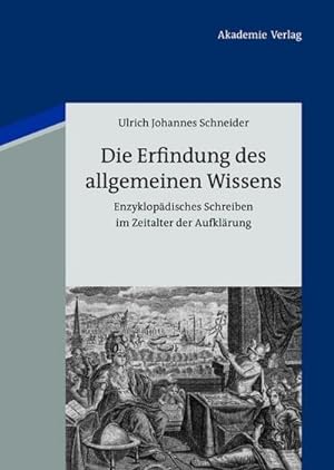 Bild des Verkufers fr Die Erfindung des allgemeinen Wissens zum Verkauf von BuchWeltWeit Ludwig Meier e.K.