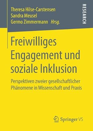 Seller image for Freiwilliges Engagement und soziale Inklusion for sale by BuchWeltWeit Ludwig Meier e.K.