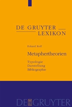 Seller image for Metaphertheorien for sale by BuchWeltWeit Ludwig Meier e.K.