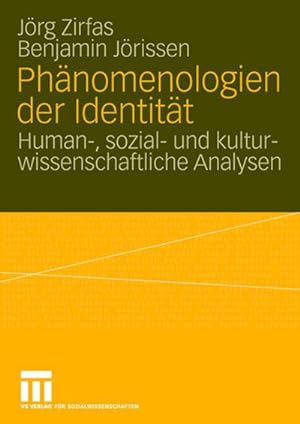 Bild des Verkufers fr Phnomenologien der Identitt zum Verkauf von BuchWeltWeit Ludwig Meier e.K.