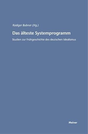 Bild des Verkufers fr Das lteste Systemprogramm zum Verkauf von BuchWeltWeit Ludwig Meier e.K.