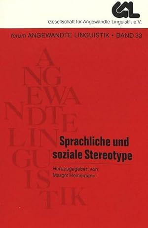 Immagine del venditore per Sprachliche und soziale Stereotype venduto da BuchWeltWeit Ludwig Meier e.K.