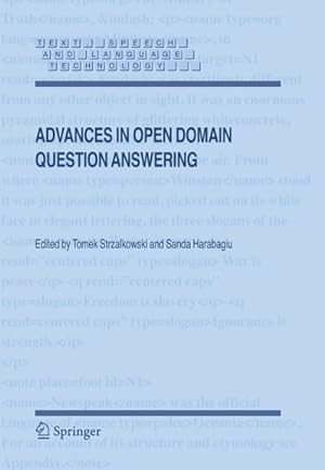 Imagen del vendedor de Advances in Open Domain Question Answering a la venta por BuchWeltWeit Ludwig Meier e.K.