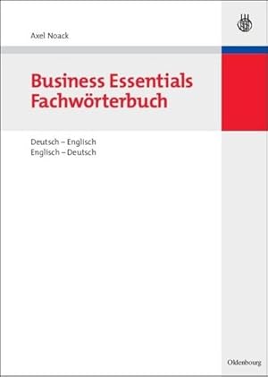 Seller image for Business Essentials: Fachwrterbuch Deutsch-Englisch Englisch-Deutsch for sale by BuchWeltWeit Ludwig Meier e.K.