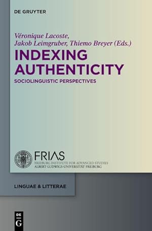 Imagen del vendedor de Indexing Authenticity a la venta por BuchWeltWeit Ludwig Meier e.K.