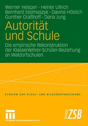 Seller image for Autoritt und Schule for sale by BuchWeltWeit Ludwig Meier e.K.