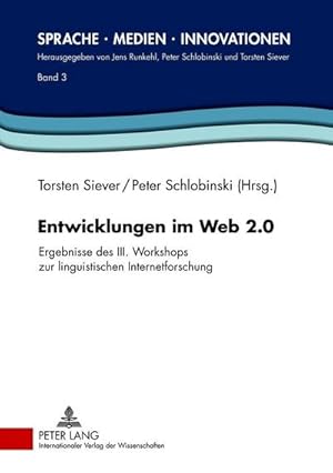 Image du vendeur pour Entwicklungen im Web 2.0 mis en vente par BuchWeltWeit Ludwig Meier e.K.