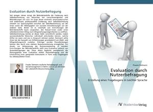 Seller image for Evaluation durch Nutzerbefragung for sale by BuchWeltWeit Ludwig Meier e.K.