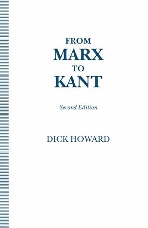 Immagine del venditore per From Marx to Kant venduto da BuchWeltWeit Ludwig Meier e.K.