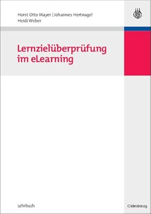 Bild des Verkufers fr Lernzielberprfung im eLearning zum Verkauf von BuchWeltWeit Ludwig Meier e.K.