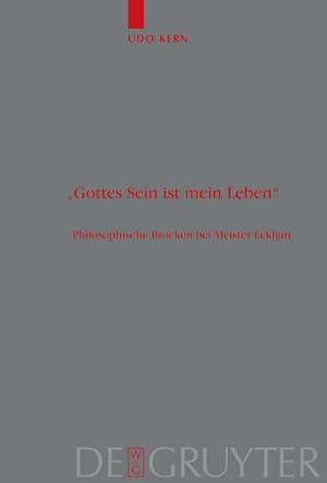 Bild des Verkufers fr Gottes Sein ist mein Leben zum Verkauf von BuchWeltWeit Ludwig Meier e.K.