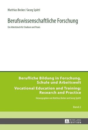 Image du vendeur pour Berufswissenschaftliche Forschung mis en vente par BuchWeltWeit Ludwig Meier e.K.