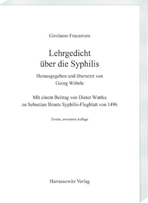 Imagen del vendedor de Lehrgedicht ber die Syphilis a la venta por BuchWeltWeit Ludwig Meier e.K.