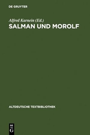 Immagine del venditore per Salman und Morolf venduto da BuchWeltWeit Ludwig Meier e.K.