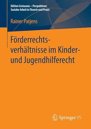 Imagen del vendedor de Frderrechtsverhltnisse im Kinder- und Jugendhilferecht a la venta por BuchWeltWeit Ludwig Meier e.K.