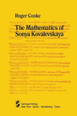 Immagine del venditore per The Mathematics of Sonya Kovalevskaya venduto da BuchWeltWeit Ludwig Meier e.K.