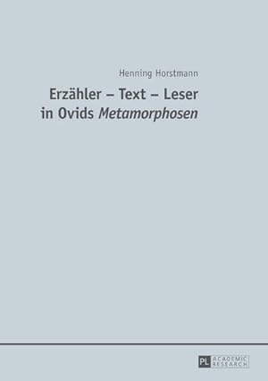 Seller image for Erzhler  Text  Leser in Ovids "Metamorphosen" for sale by BuchWeltWeit Ludwig Meier e.K.