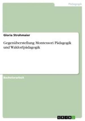 Immagine del venditore per Gegenberstellung Montessori Pdagogik und Waldorfpdagogik venduto da BuchWeltWeit Ludwig Meier e.K.