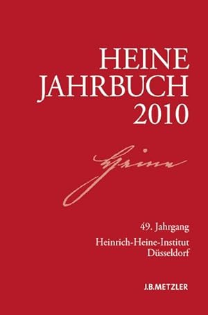 Bild des Verkufers fr Heine-Jahrbuch 2010 zum Verkauf von BuchWeltWeit Ludwig Meier e.K.