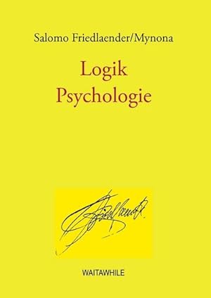 Image du vendeur pour Logik / Psychologie mis en vente par BuchWeltWeit Ludwig Meier e.K.