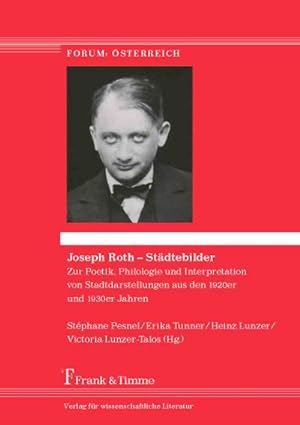 Immagine del venditore per Joseph Roth  Stdtebilder venduto da BuchWeltWeit Ludwig Meier e.K.