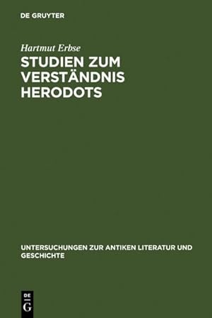 Immagine del venditore per Studien zum Verstndnis Herodots venduto da BuchWeltWeit Ludwig Meier e.K.