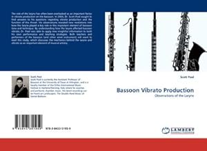 Imagen del vendedor de Bassoon Vibrato Production a la venta por BuchWeltWeit Ludwig Meier e.K.