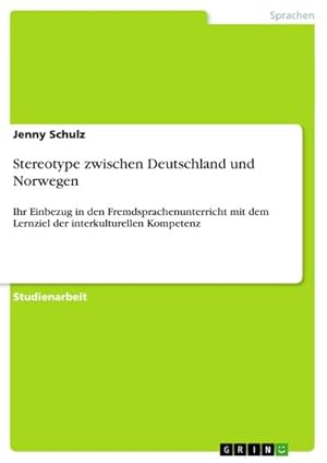 Seller image for Stereotype zwischen Deutschland und Norwegen for sale by BuchWeltWeit Ludwig Meier e.K.
