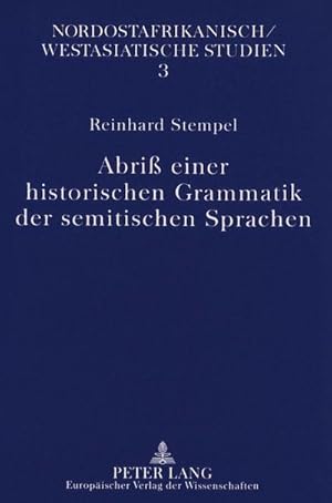 Imagen del vendedor de Abri einer historischen Grammatik der semitischen Sprachen a la venta por BuchWeltWeit Ludwig Meier e.K.