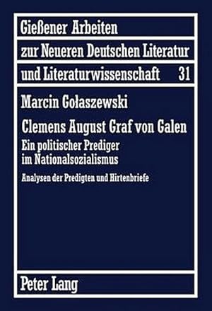 Seller image for Clemens August Graf von Galen for sale by BuchWeltWeit Ludwig Meier e.K.