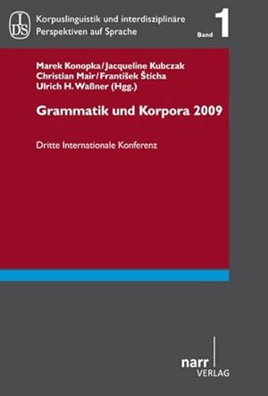 Bild des Verkufers fr Grammatik und Korpora 2009 zum Verkauf von BuchWeltWeit Ludwig Meier e.K.