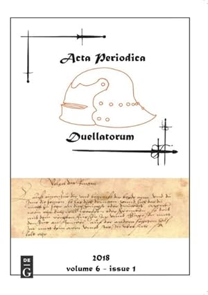 Seller image for Acta Periodica Duellatorum (vol. 6, issue 1) for sale by BuchWeltWeit Ludwig Meier e.K.