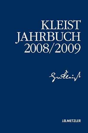 Seller image for Kleist-Jahrbuch 2008/09 for sale by BuchWeltWeit Ludwig Meier e.K.