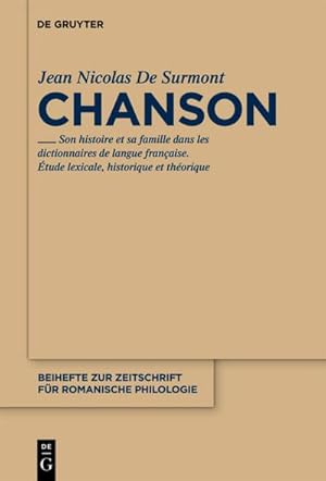 Seller image for Chanson for sale by BuchWeltWeit Ludwig Meier e.K.