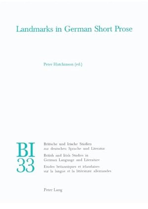 Seller image for Landmarks in German Short Prose for sale by BuchWeltWeit Ludwig Meier e.K.