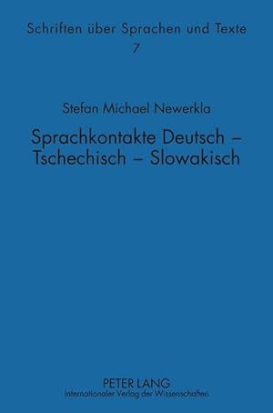 Seller image for Sprachkontakte Deutsch  Tschechisch - Slowakisch for sale by BuchWeltWeit Ludwig Meier e.K.