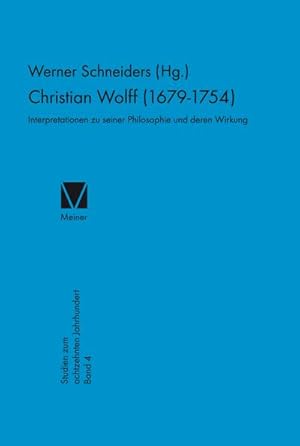 Seller image for Christian Wolff 1679-1754 for sale by BuchWeltWeit Ludwig Meier e.K.