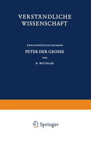 Imagen del vendedor de Peter der Grosse a la venta por BuchWeltWeit Ludwig Meier e.K.