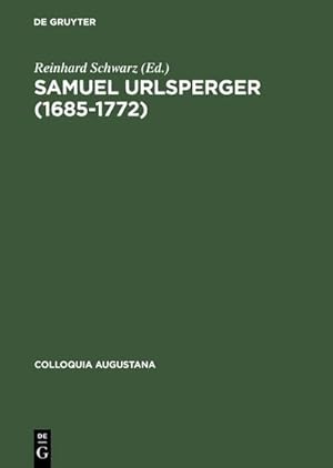 Bild des Verkufers fr Samuel Urlsperger (16851772) zum Verkauf von BuchWeltWeit Ludwig Meier e.K.