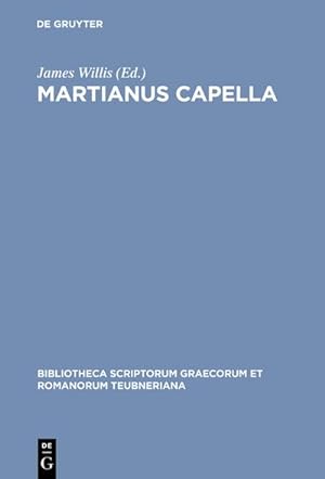 Image du vendeur pour Martianus Capella mis en vente par BuchWeltWeit Ludwig Meier e.K.