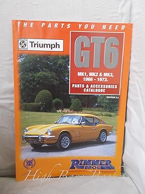 Triumph Spitfire Parts And Accessories Catalogue Edition 2.2 - MK1, MK2 & MK3 1966-1973