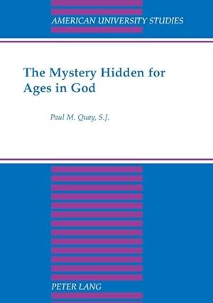 Seller image for The Mystery Hidden for Ages in God for sale by BuchWeltWeit Ludwig Meier e.K.