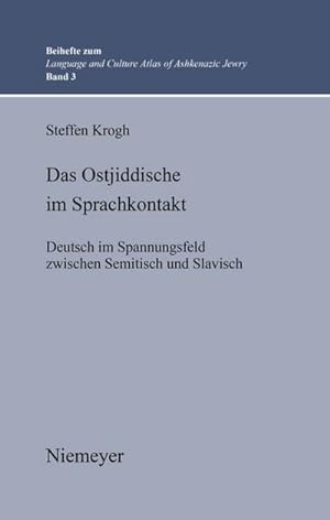 Seller image for Das Ostjiddische im Sprachkontakt for sale by BuchWeltWeit Ludwig Meier e.K.
