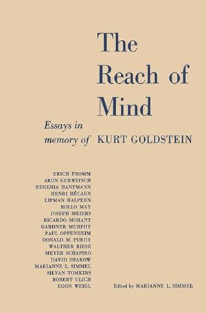 Seller image for The Reach of Mind for sale by BuchWeltWeit Ludwig Meier e.K.