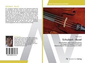 Immagine del venditore per Schubert - Ravel venduto da BuchWeltWeit Ludwig Meier e.K.