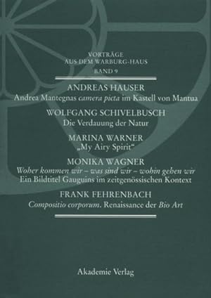 Bild des Verkufers fr Vortrge aus dem Warburg-Haus. Band 9. Bd.9 zum Verkauf von BuchWeltWeit Ludwig Meier e.K.