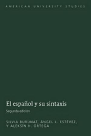 Seller image for El espaol y su sintaxis for sale by BuchWeltWeit Ludwig Meier e.K.