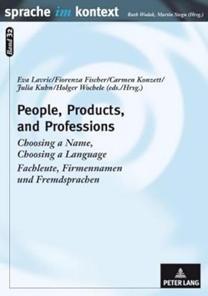 Image du vendeur pour People, Products, and Professions mis en vente par BuchWeltWeit Ludwig Meier e.K.